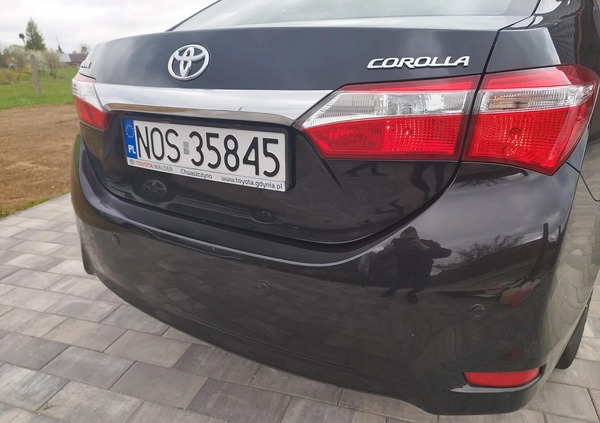 Toyota Corolla cena 46900 przebieg: 190000, rok produkcji 2014 z Morąg małe 121